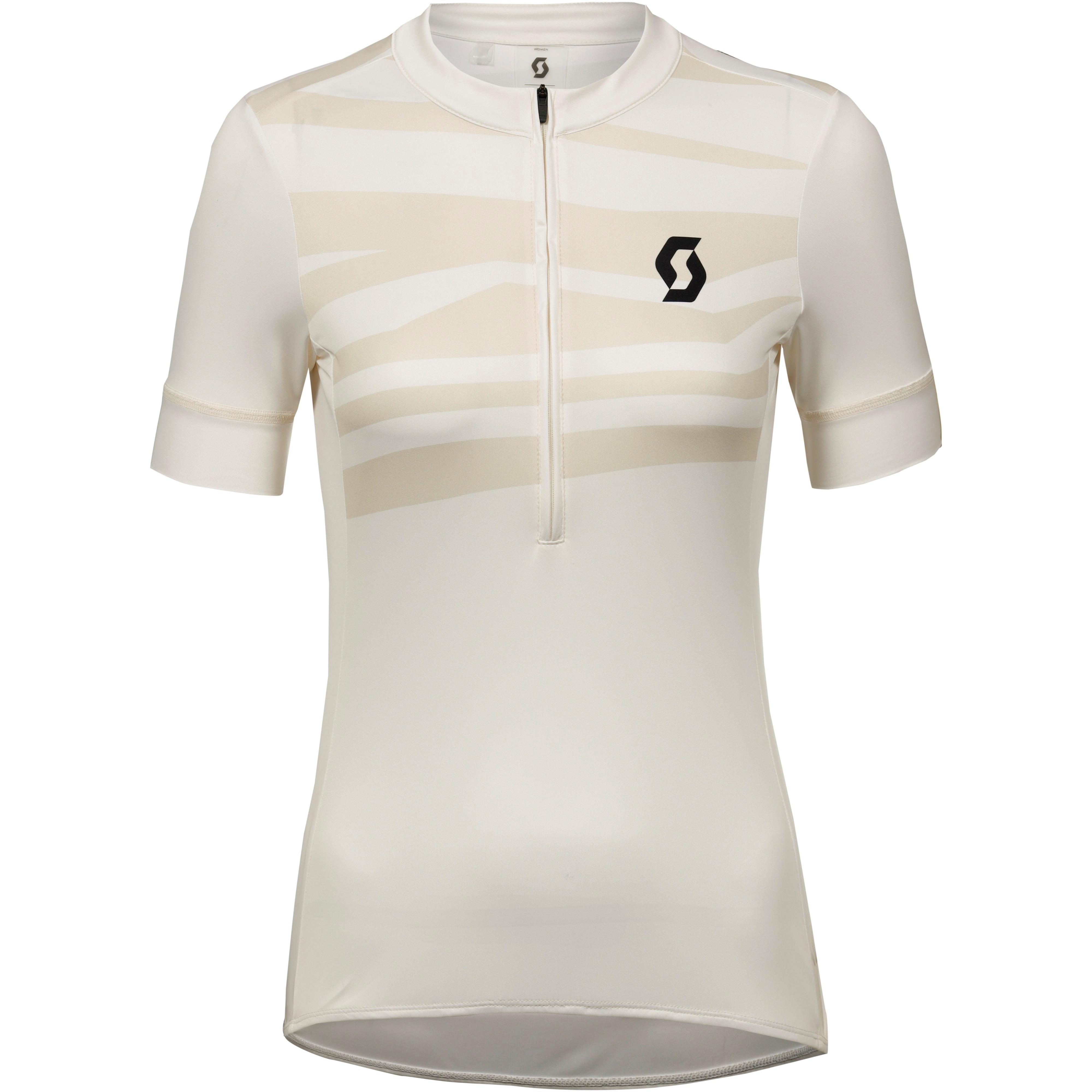 Scott Radtrikot Kurzarm Athletische Passform Polyester Creme