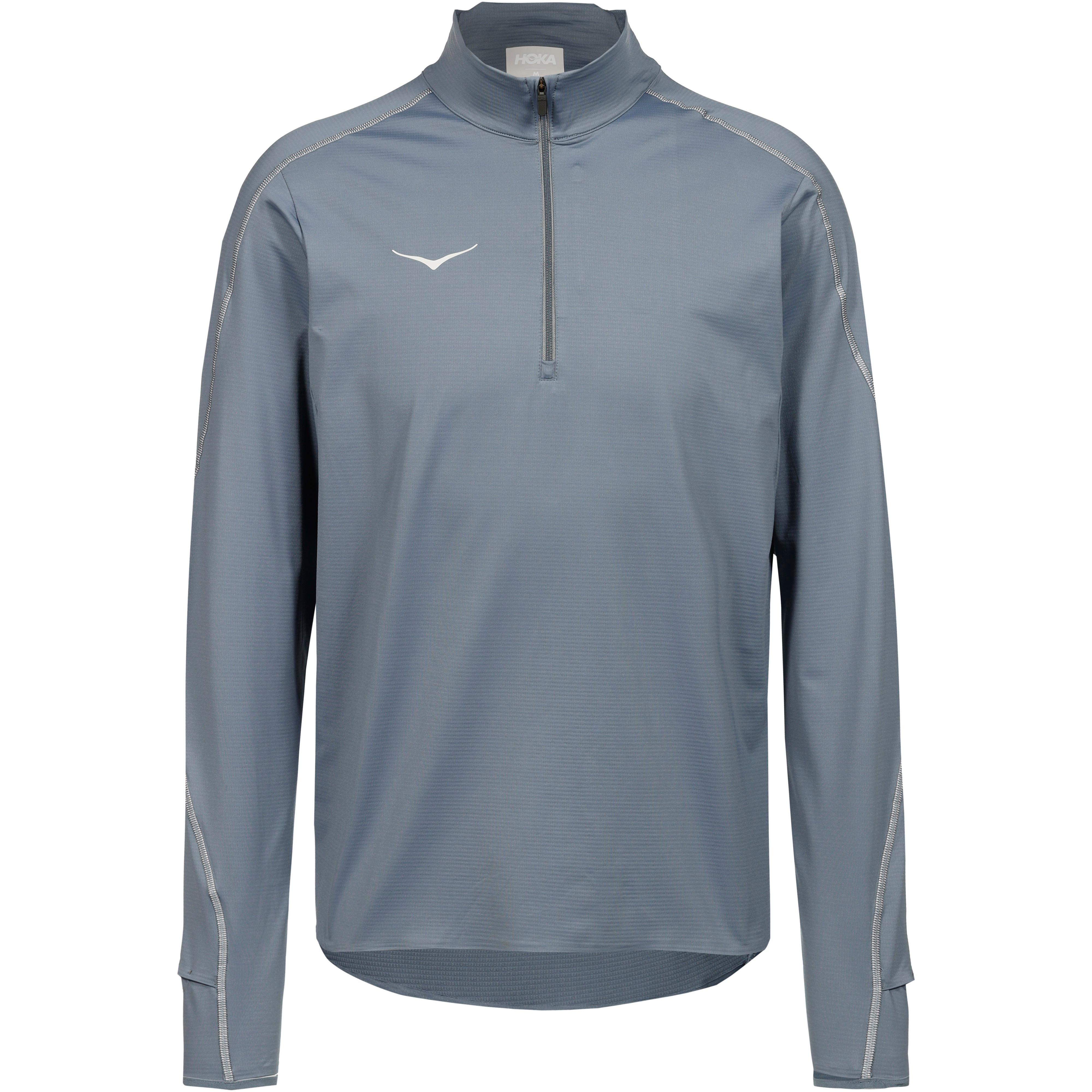 HOKA Funktionsshirt Glidetech Nylon-Elastan Blau