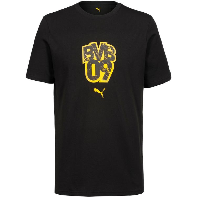 PUMA PUMA BVB FtblCulture T-Shirt Herren - puma black-faster yellow - 0 | SportScheck