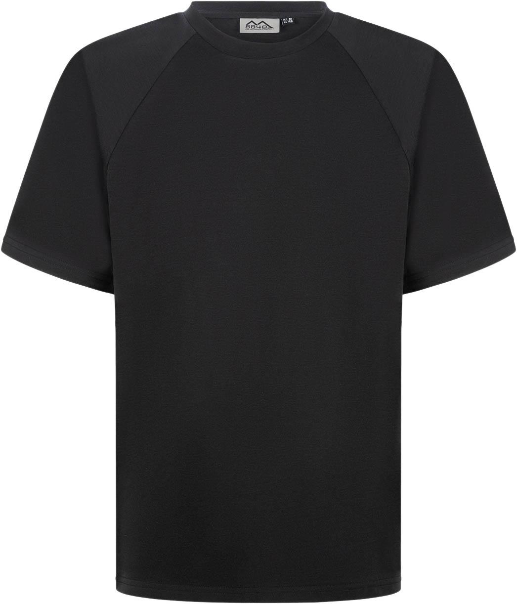 8848 Outdoor Funktionsshirt Raglan Thermo Polyester-Merino Grau