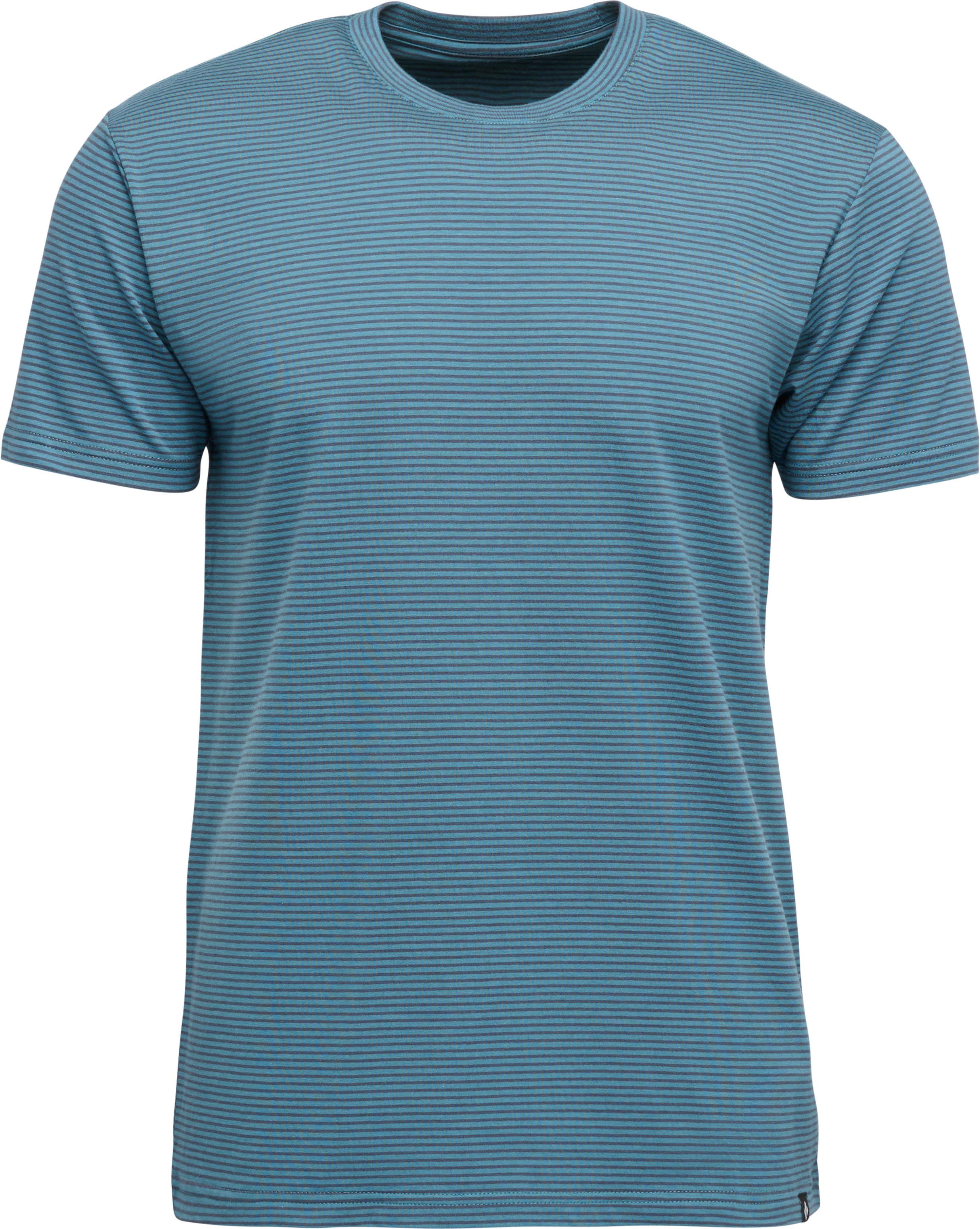 Black Diamond Klettershirt Fit All-Over Grafik Bio-Baumwolle Blau
