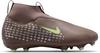 Nike JR ZM SUPERFLY 10 ACAD KM FGMG Fu&szlig;ballschuhe Kinder - plum eclipse-metallic silver