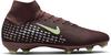 Nike ZOOM SUPERFLY 10 PRO KM FG Fu&szlig;ballschuhe Herren - plum eclipse-metallic silver