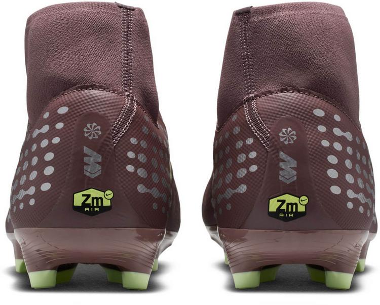 Nike Nike ZM SUPERFLY 10 ACAD KM FG-MG Fu&szlig;ballschuhe Herren - plum eclipse-metallic silver - 2 | SportScheck