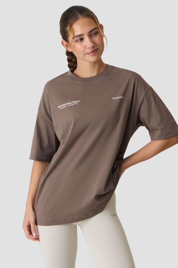 ICANIWILL ICANIWILL Everyday T-Shirt Damen - warm grey - 0 | SportScheck