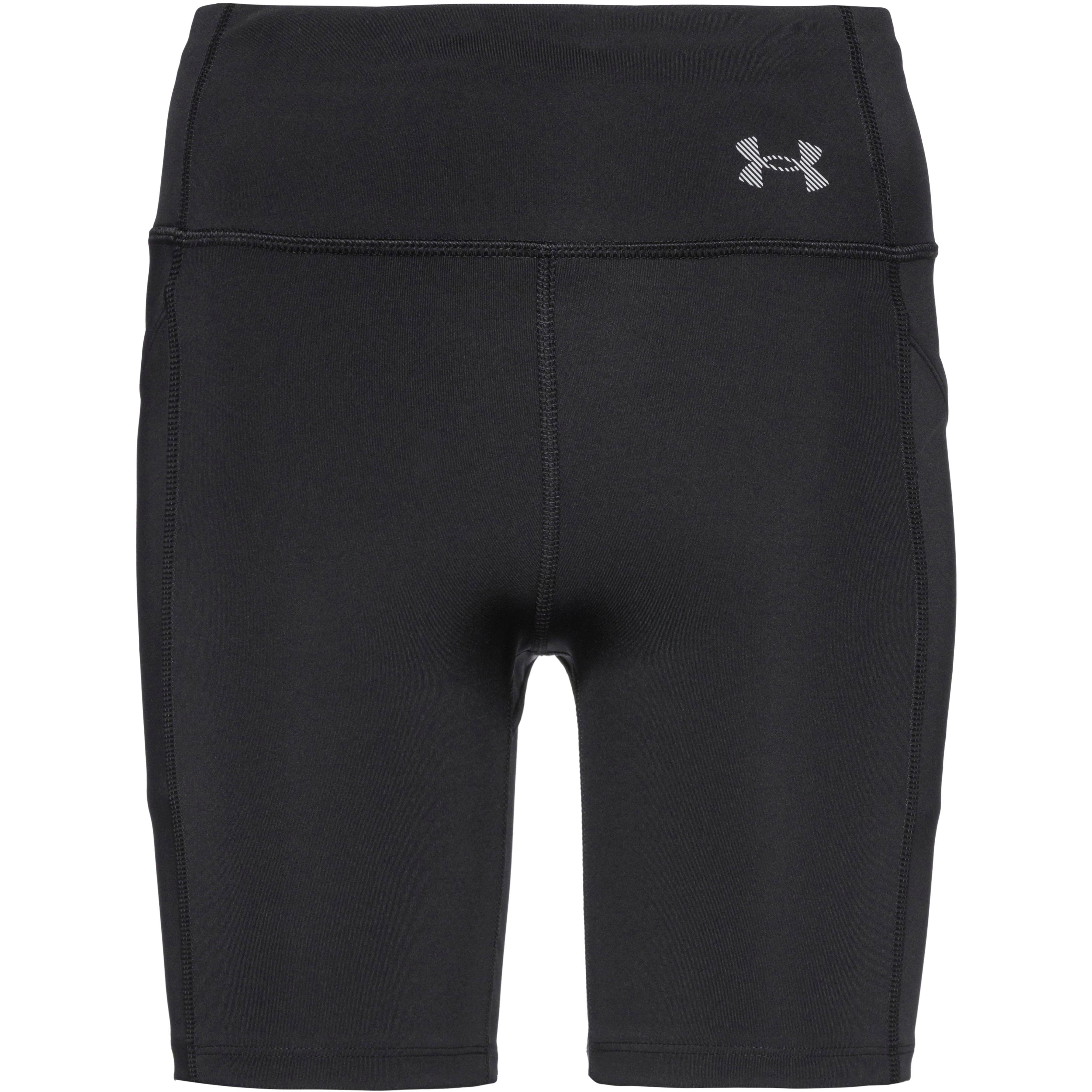 Under Armour Laufshorts Stretchgewebe Bund Seitentaschen Polyester-Elastan Schwarz