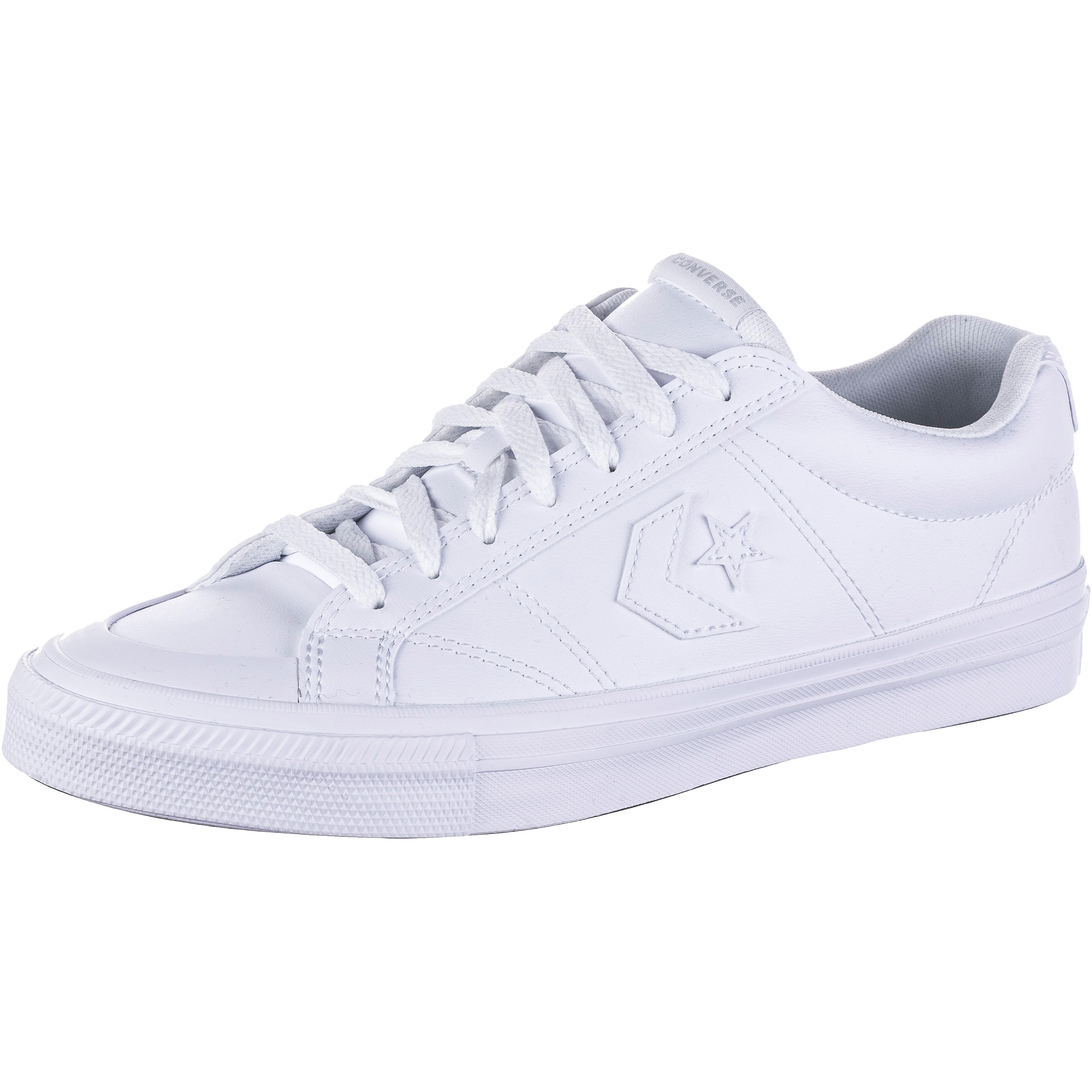 Converse Sneaker Sport Casual Lederimitat Weiß