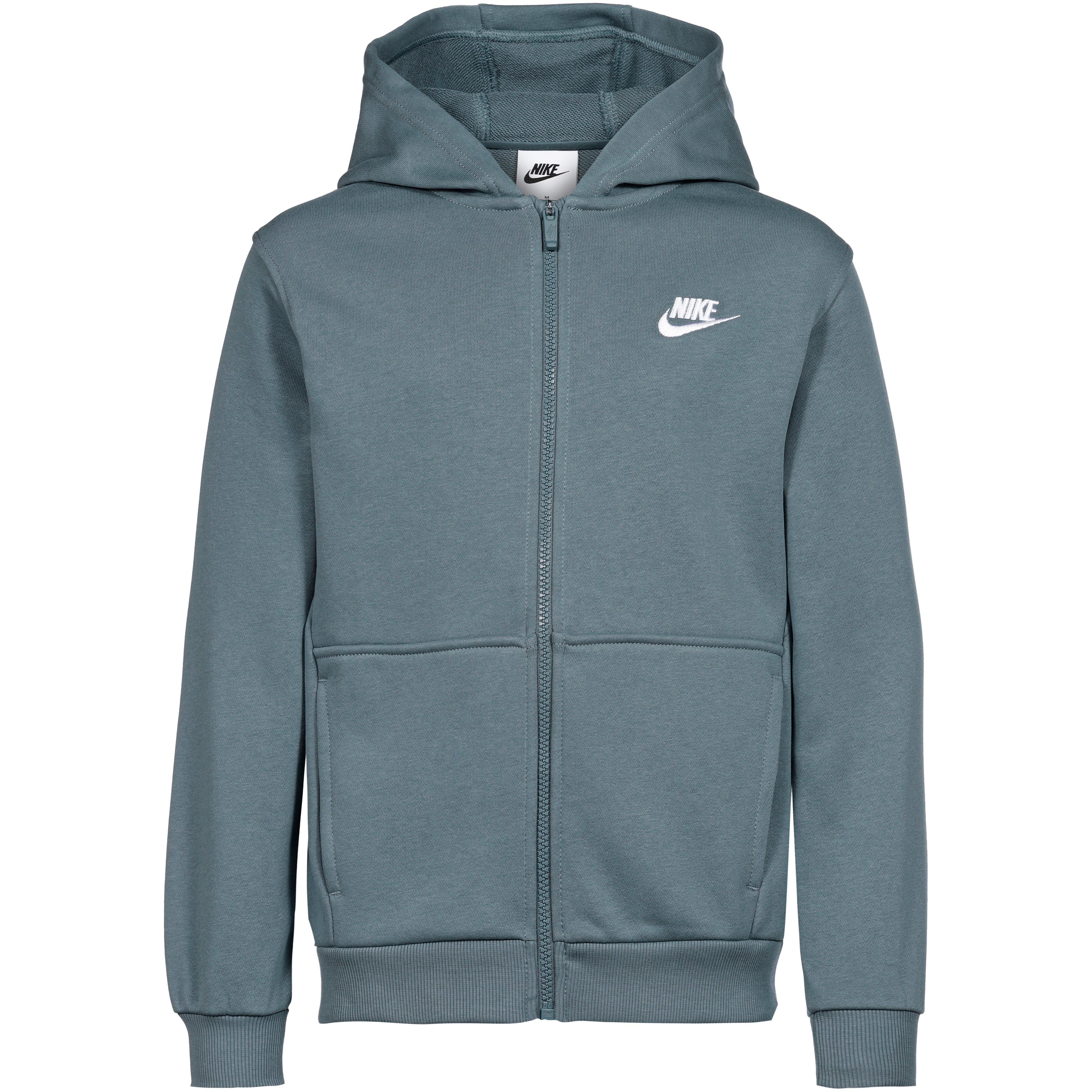 Nike CLUB Sweatjacke Baumwolle-Polyester Grün
