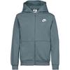 Nike NSW CLUB Sweatjacke Kinder - mineral slate-white