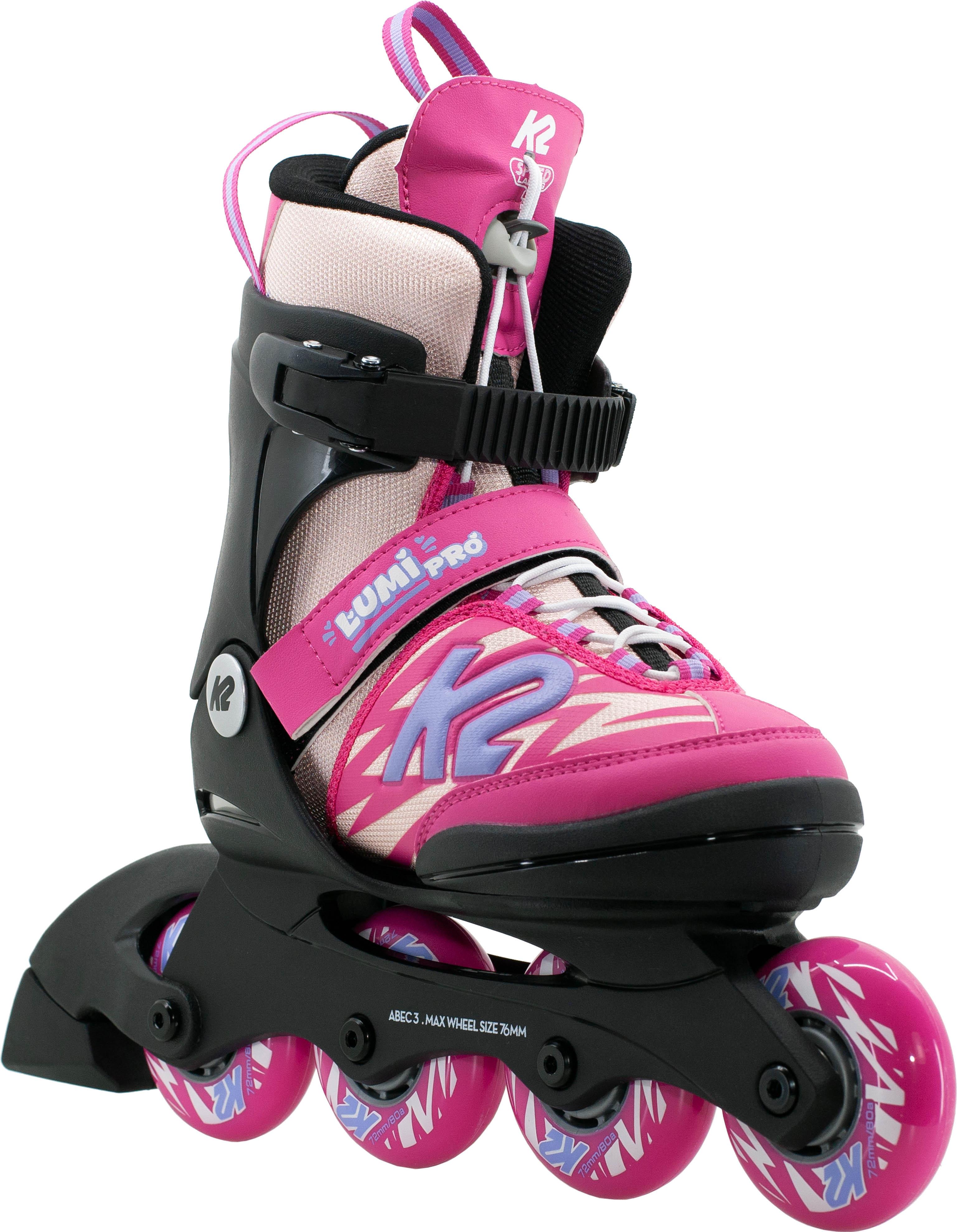 K2 Mädchen Rosa Lumi Pro Inline Skate 2026 - Größe 32-37 Kinder - Image 2