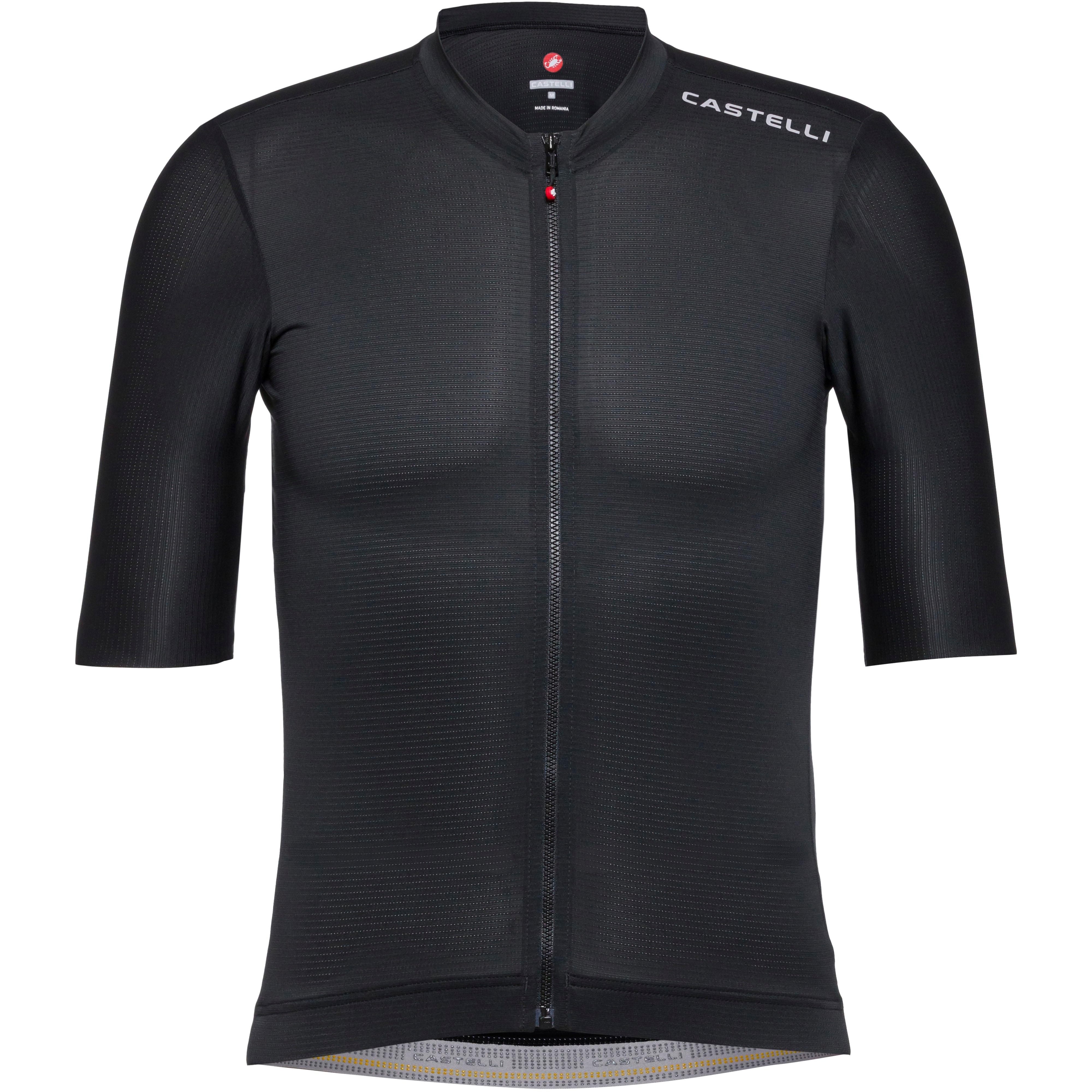 Castelli Fahrradtrikot reflektierende Elemente Stretchgewebe Beige