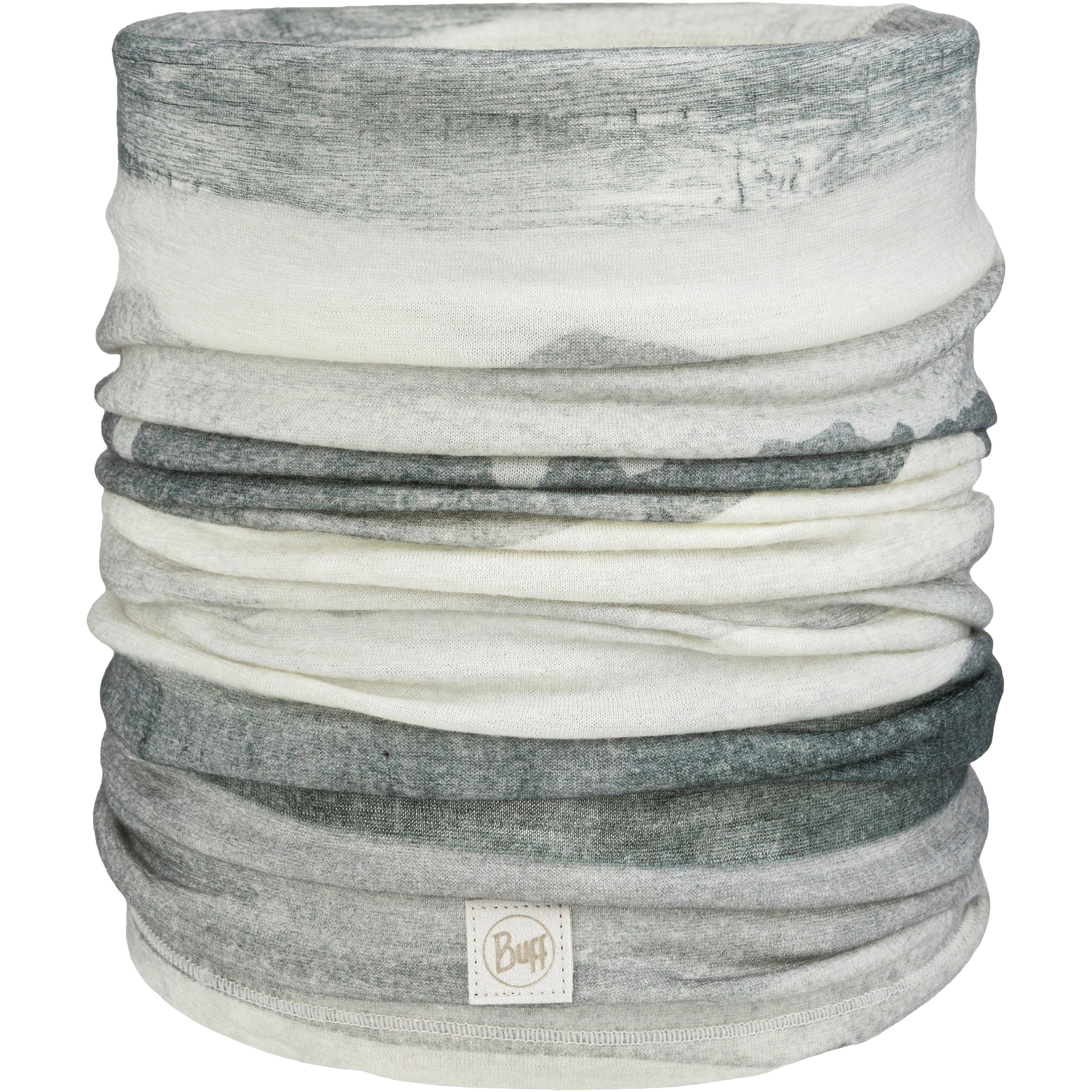 Buff Multifunktionstuch Merinowolle-Wolle Grau