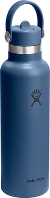 Hydro Flask 21 OZ STANDARD FLEX STRAW Isolierflasche - harbor blue