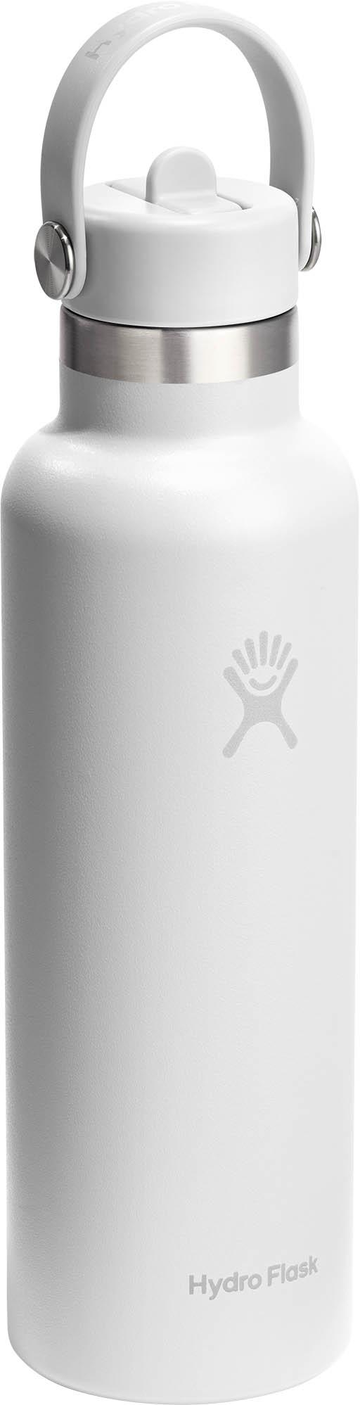 Hydro Flask Unisex Weiß 21 Oz Standard Flex Straw Isolierflasche - Größe Einheitsgröße