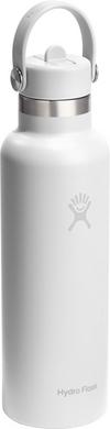 Hydro Flask 21 OZ STANDARD FLEX STRAW Isolierflasche - white
