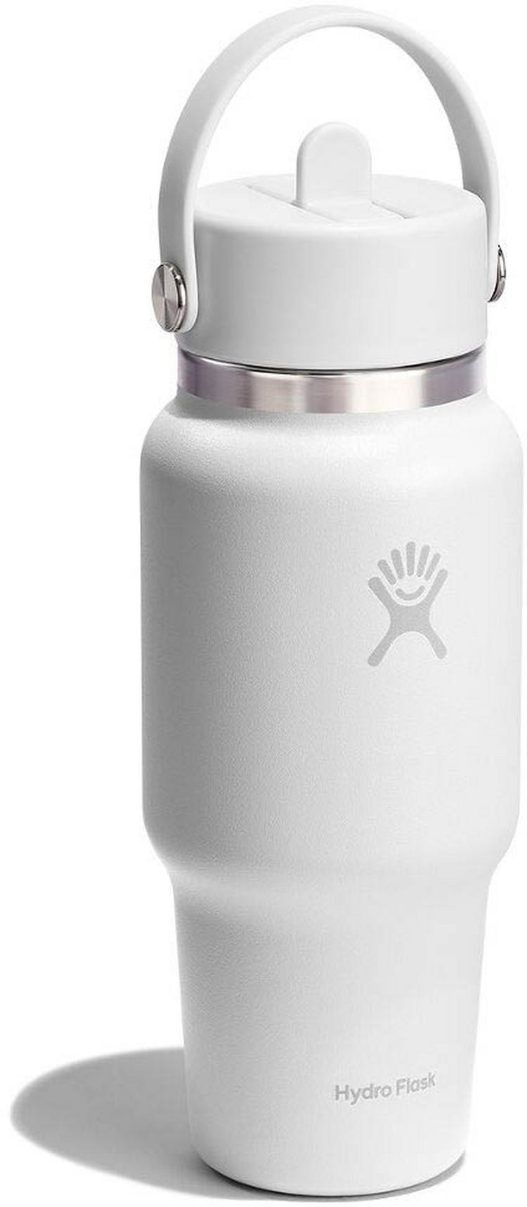 Hydro Flask Hydro Flask 24 OZ WIDE FLEX STRAW TRAVEL Isolierflasche - white - 0 | SportScheck