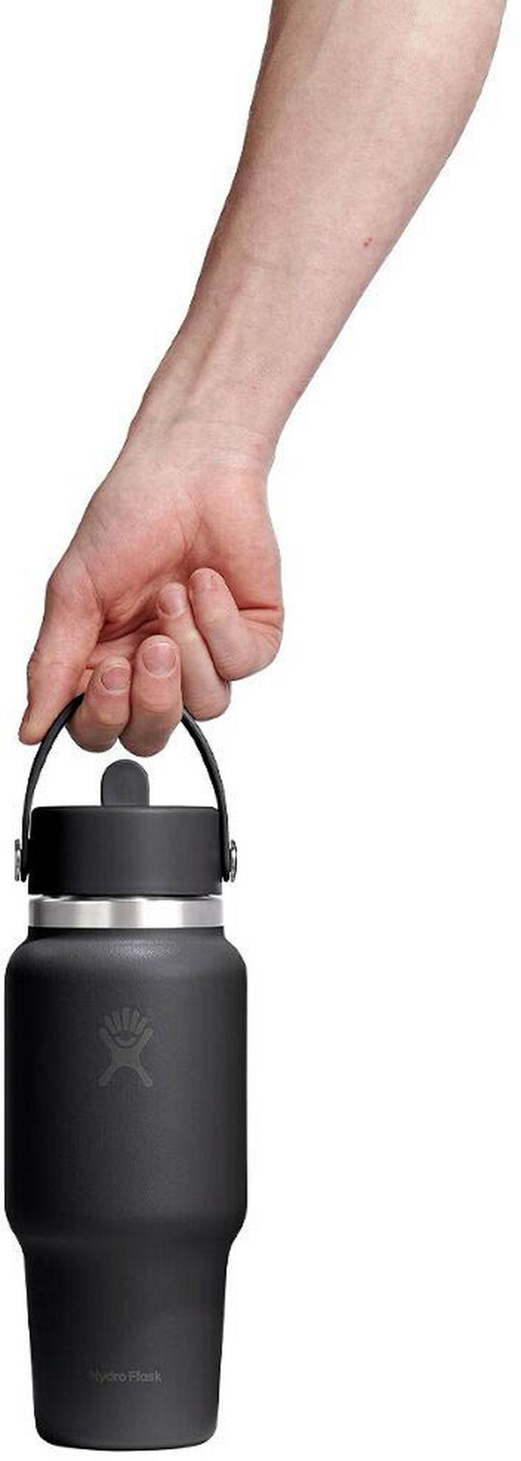 Hydro Flask Hydro Flask 24 OZ WIDE FLEX STRAW TRAVEL Isolierflasche - black - 0 | SportScheck