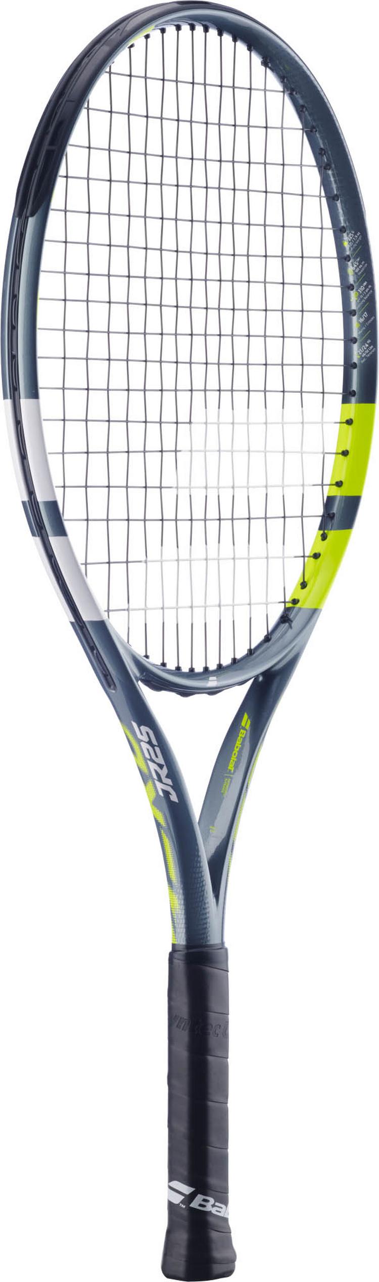Babolat Babolat AERO JUNIOR Tennisschl&auml;ger Kinder - metallic grey/fluo yellow - 1 | SportScheck