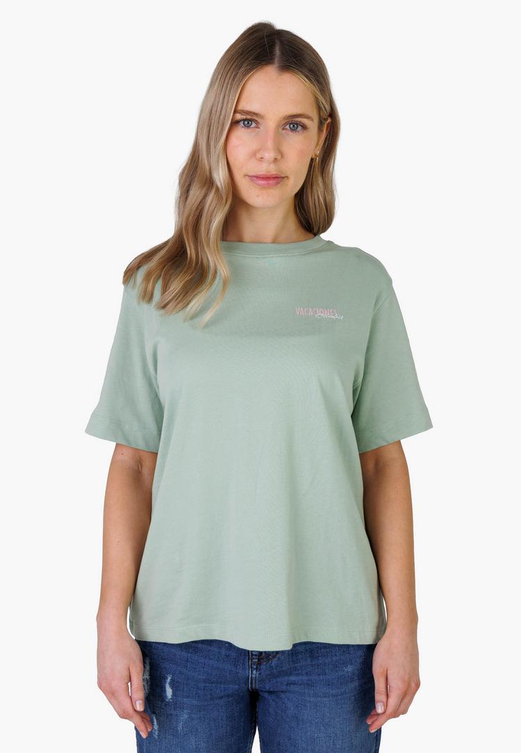 Kleinigkeit Kleinigkeit Big Vacaciones T-Shirt Damen - matcha green - 0 | SportScheck