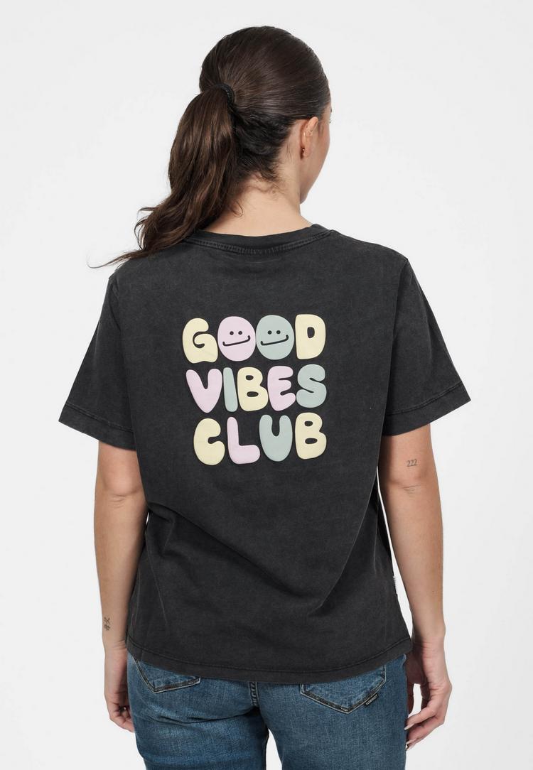 Kleinigkeit Kleinigkeit Big Vibes T-Shirt Damen - black dyed - 2 | SportScheck