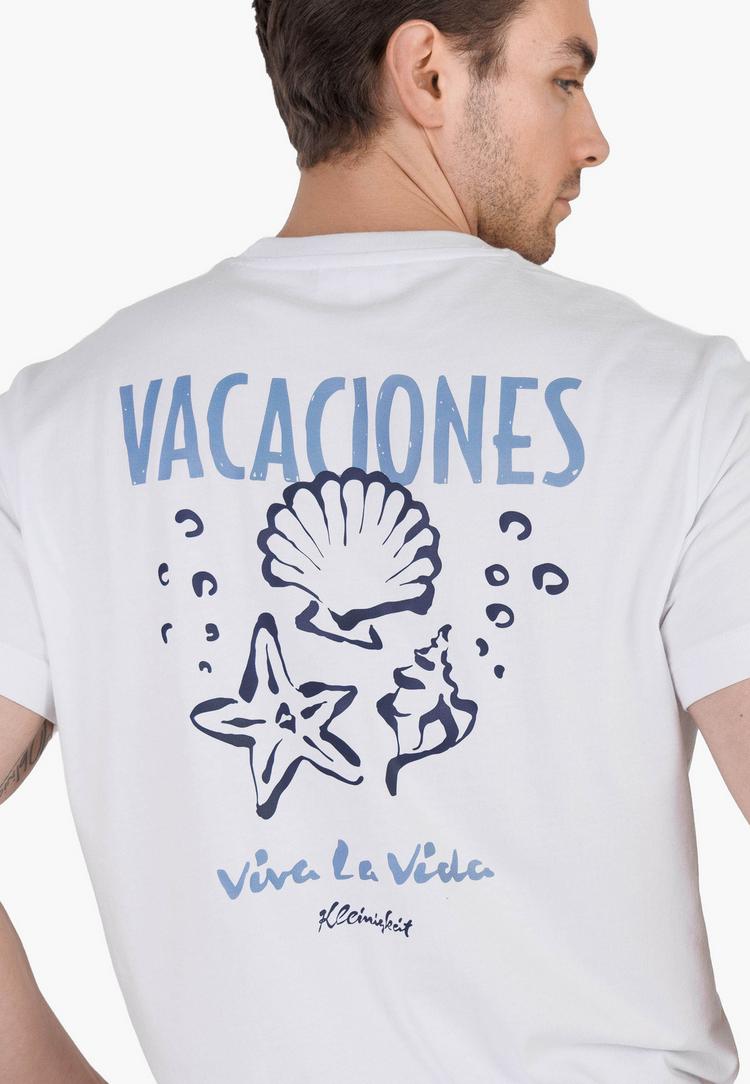 Kleinigkeit Kleinigkeit Big Vacaciones T-Shirt Herren - white - 6 | SportScheck