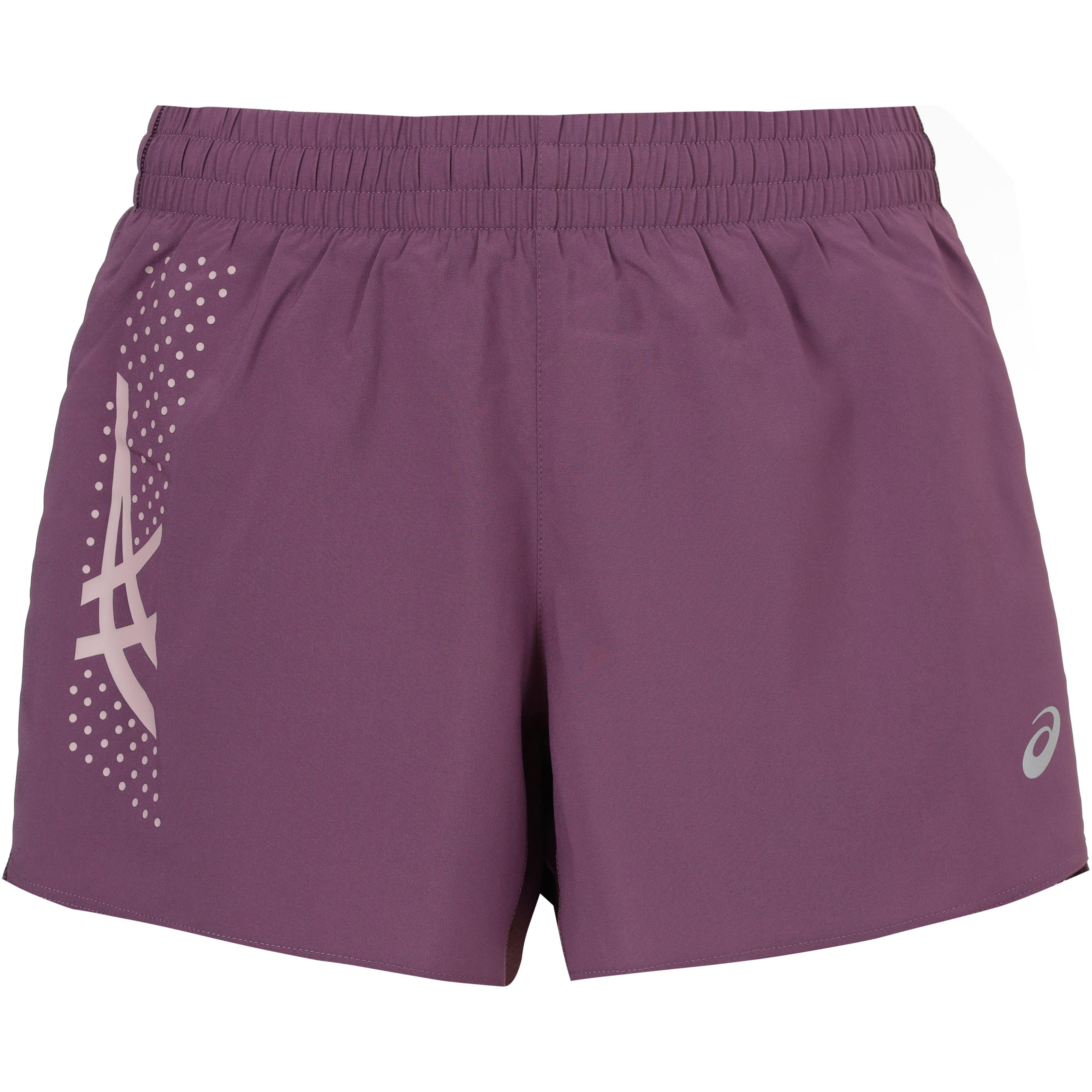 ASICS Laufshorts Kurz Polyester Lila