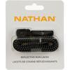 NATHAN Reflective Run Laces Schuhb&auml;nder - black