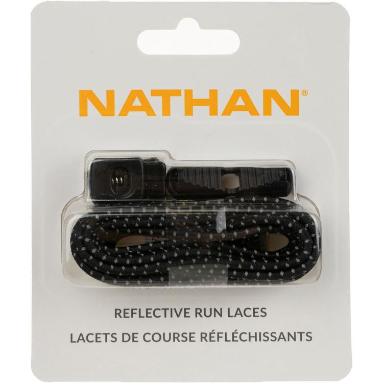 NATHAN NATHAN Reflective Run Laces Schuhb&auml;nder - black - 0 | SportScheck