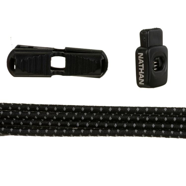 NATHAN NATHAN Reflective Run Laces Schuhb&auml;nder - black - 0 | SportScheck