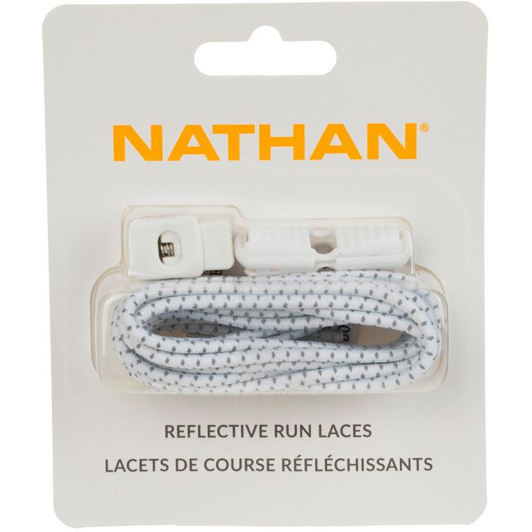 NATHAN NATHAN Reflective Run Laces Schuhb&auml;nder - white - 0 | SportScheck