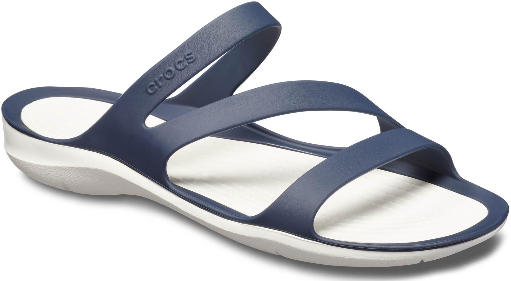 Crocs Badepantoffel Swiftwater Sandal Croslite Dunkelblau