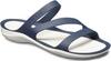 Crocs SWIFTWATER Sandalen Damen - navy-white