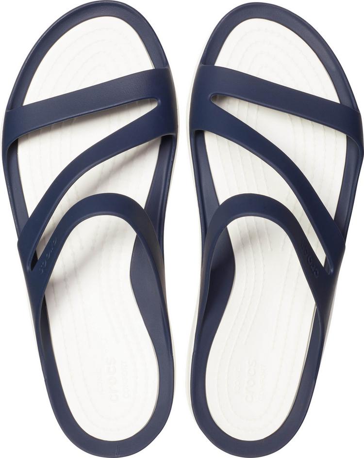 Crocs Crocs SWIFTWATER Sandalen Damen - navy-white - 0 | SportScheck