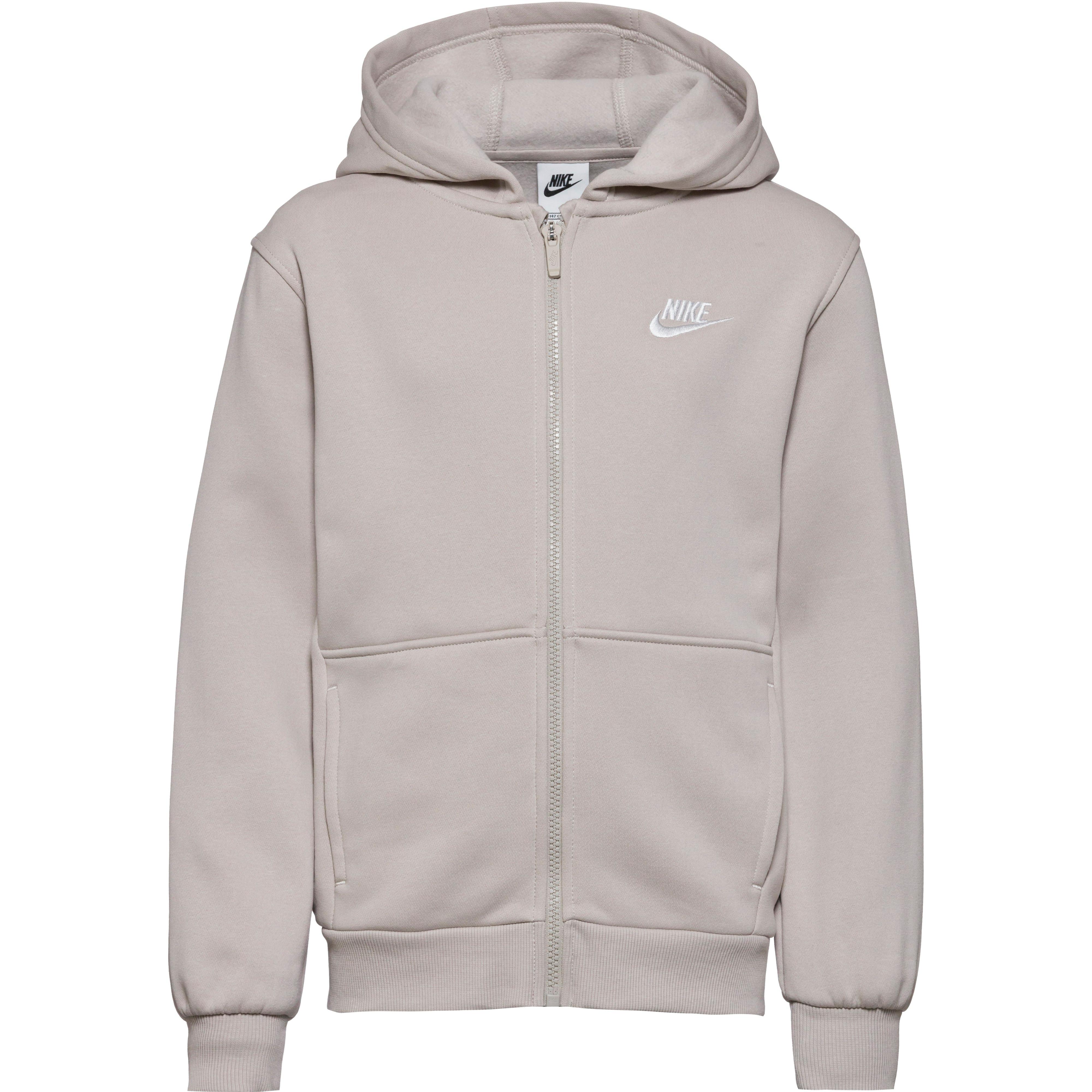 Nike Sweatjacke Kapuze Baumwolle-Polyester Beige