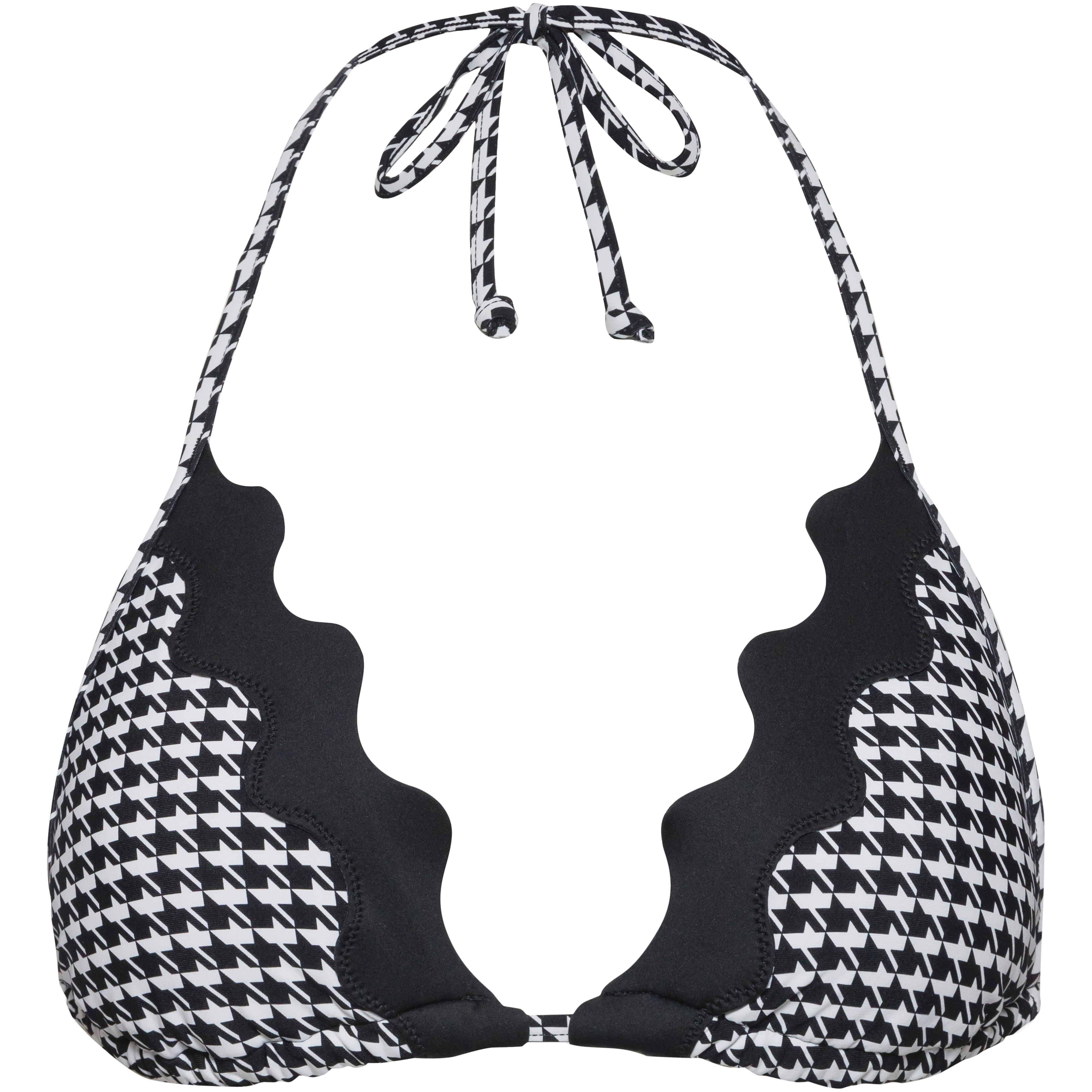 Seafolly Triangel Bikini Oberteil Kunstfaser Schwarz