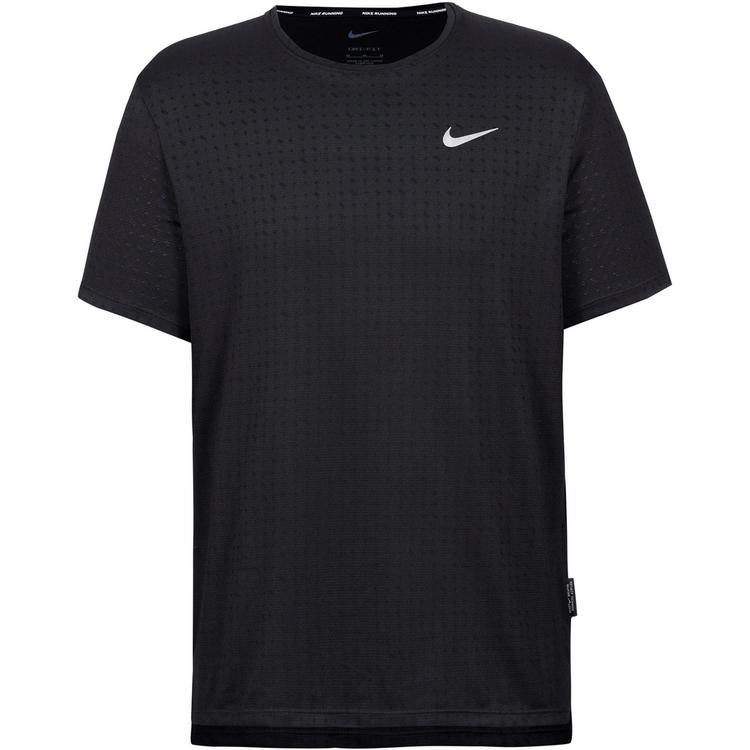 Nike Nike Miler Funktionsshirt Herren - black-reflective silv - 0 | SportScheck