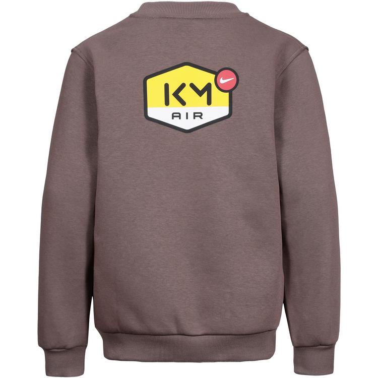 Nike Nike KM K NK CLUB FLC CREW LS Sweatshirt Kinder - plum eclipse-black - 0 | SportScheck