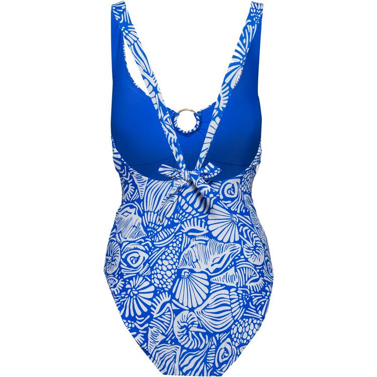 Seafolly Seafolly C Shells Ring Front Halter One Piece Badeanzug Damen - sapphire - 0 | SportScheck