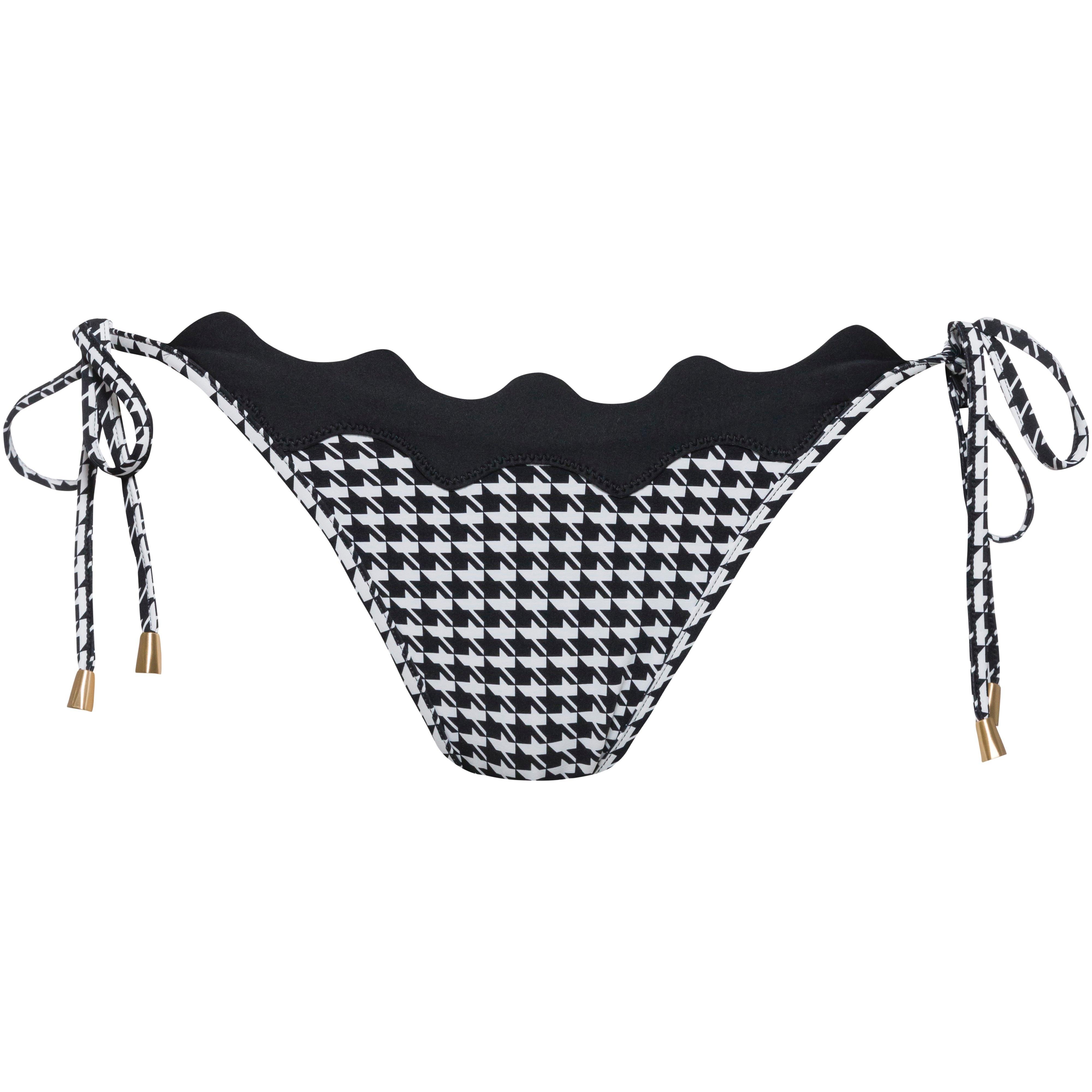Seafolly Seitliche Schnürung Bikini Hose Kunstfaser Schwarz