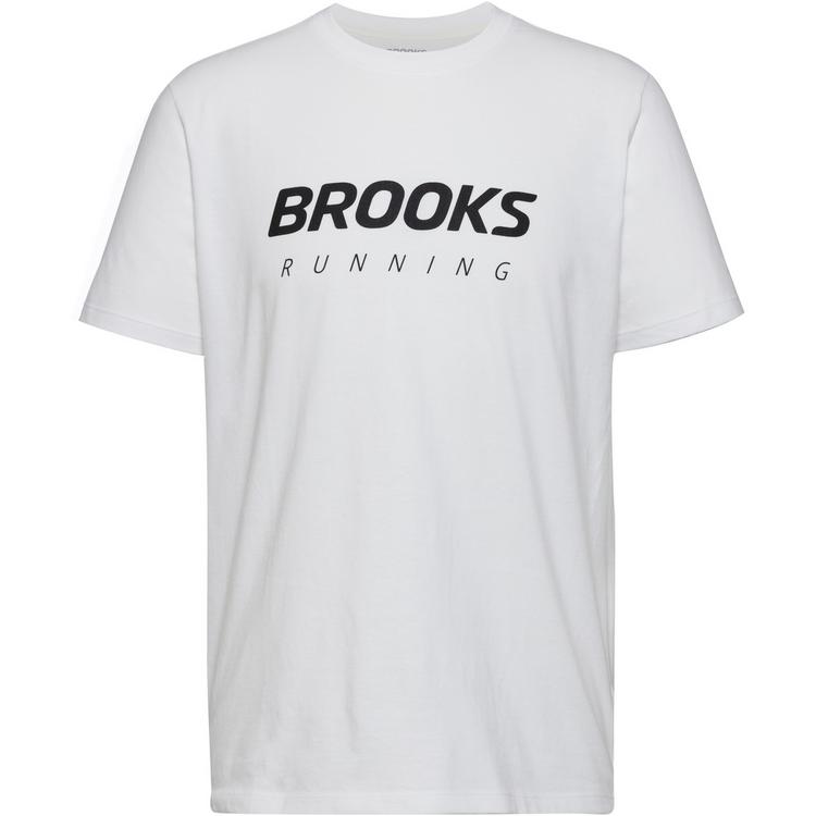 Brooks Brooks Graphic Funktionsshirt Herren - white-black - 0 | SportScheck