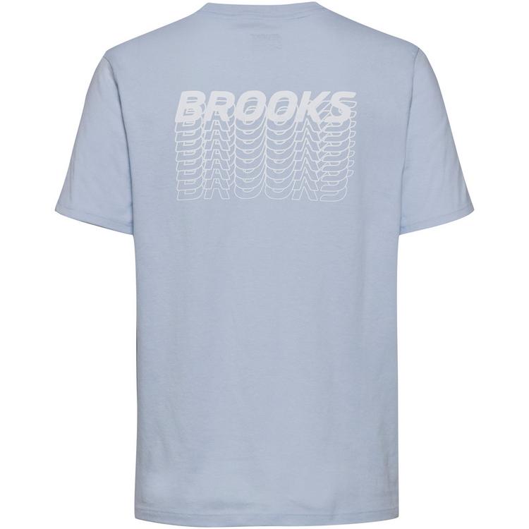 Brooks Brooks Graphic Funktionsshirt Damen - halogen blue-white - 0 | SportScheck
