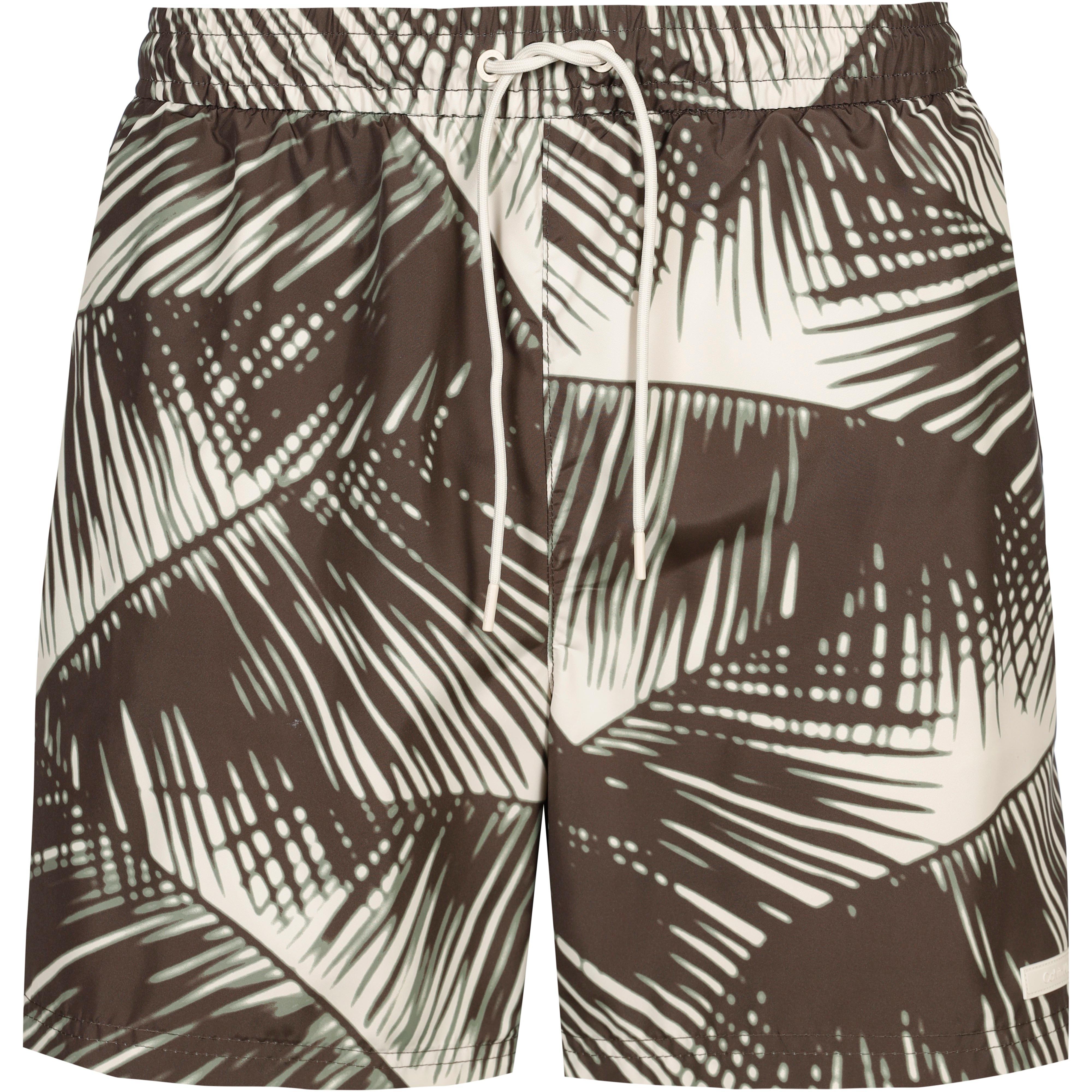 Calvin Klein Badeshorts Allover-Print Polyester 100% Blau