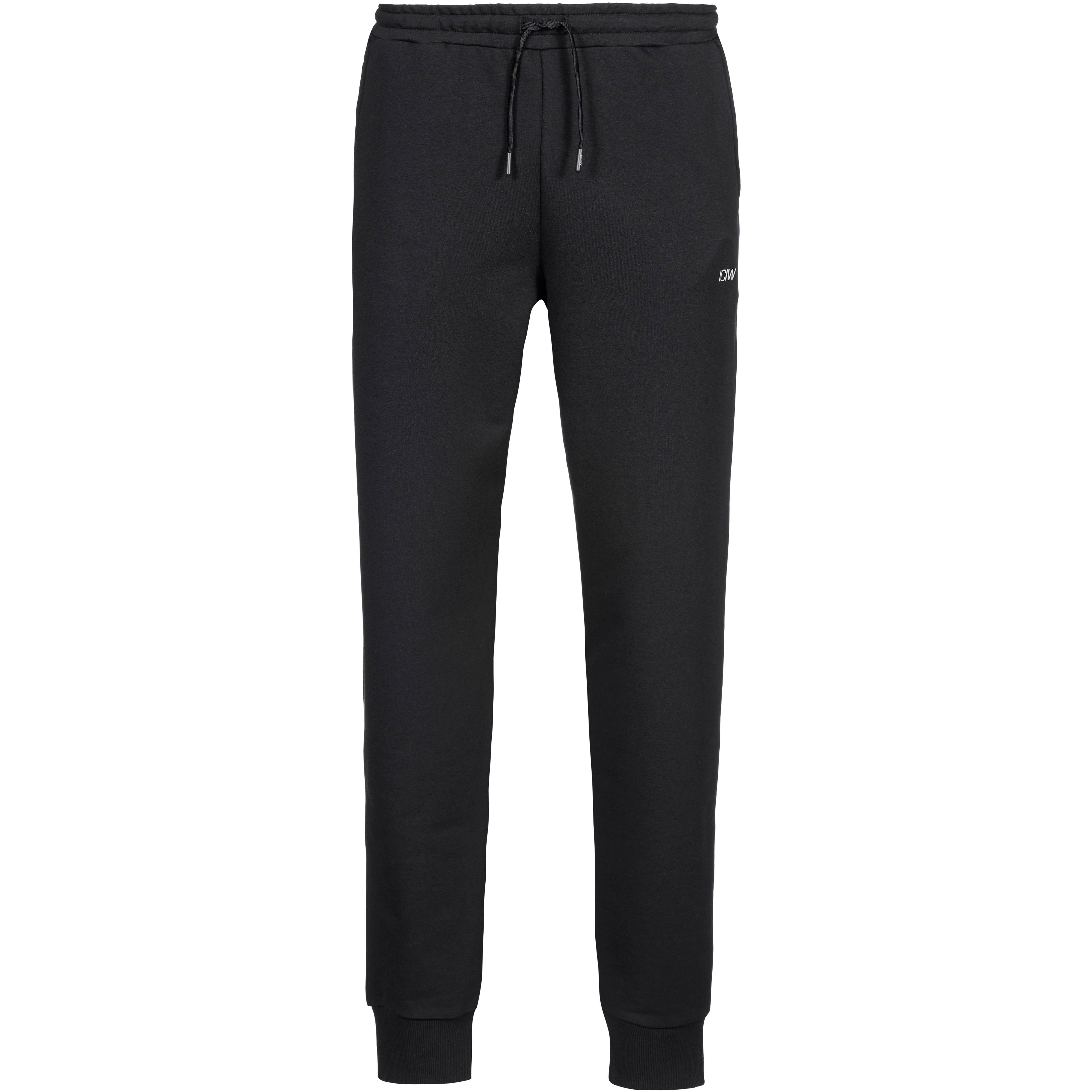 ICANIWILL Stride Sweathose 2‑in‑1 Baumwolle‑Polyester‑Elastan Schwarz