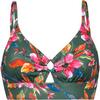 Lascana Bralette-Top Bikini Oberteil Damen - olive print