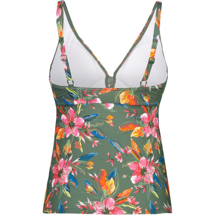 Lascana Lascana B&uuml;gel-Tankini-Top Bikini Oberteil Damen - oliv print - 0 | SportScheck