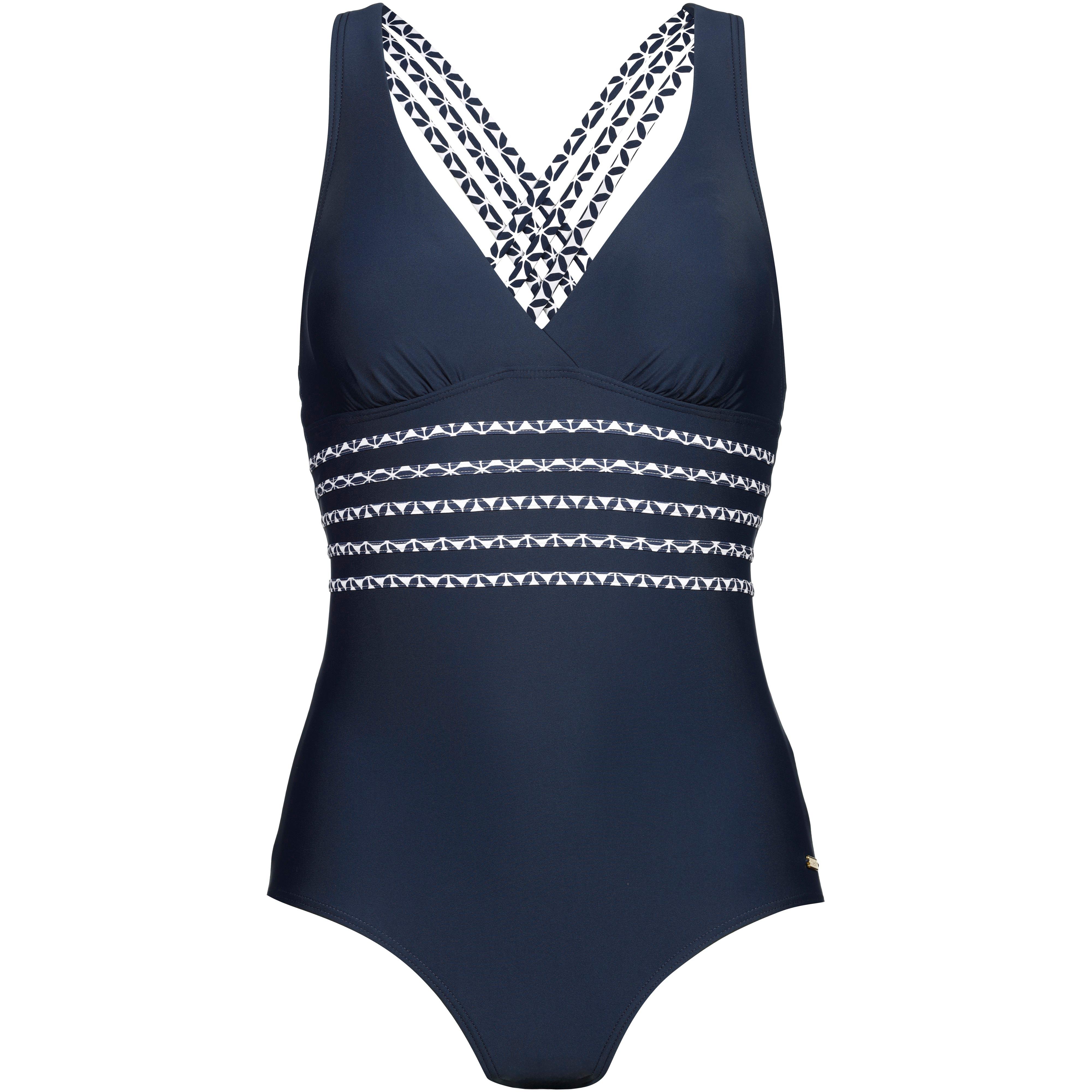 Sunseeker Badeanzug Modernes Design Polyamid-Elastan Blau