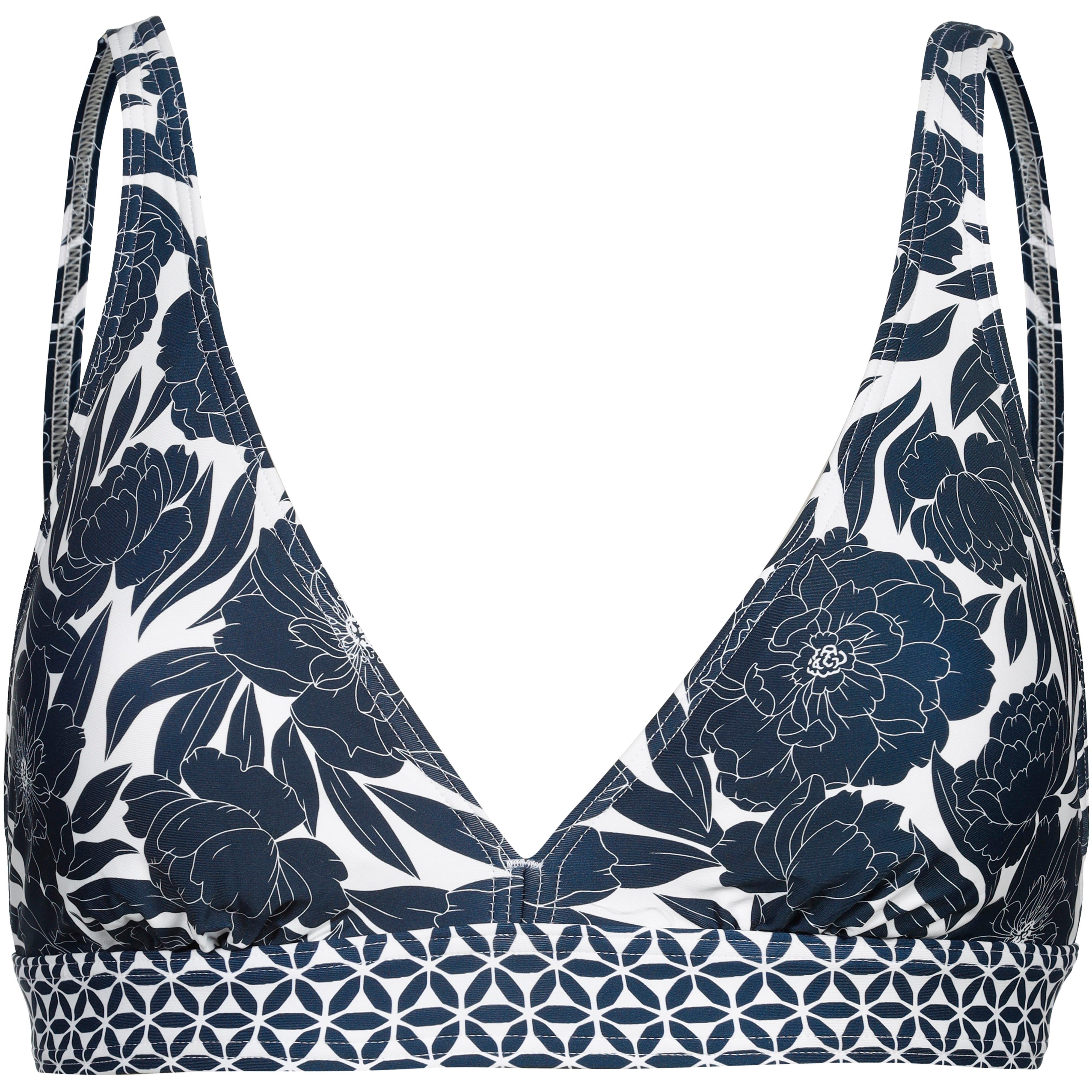 Sunseeker Bikini Oberteil Triangel-Form Polyamid-Elastan Blau