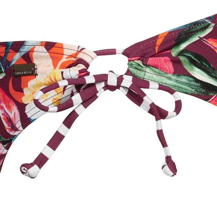 VENICE BEACH VENICE BEACH Bikinihose mit Ring Bikini Hose Damen - bordeaux pri - 0 | SportScheck