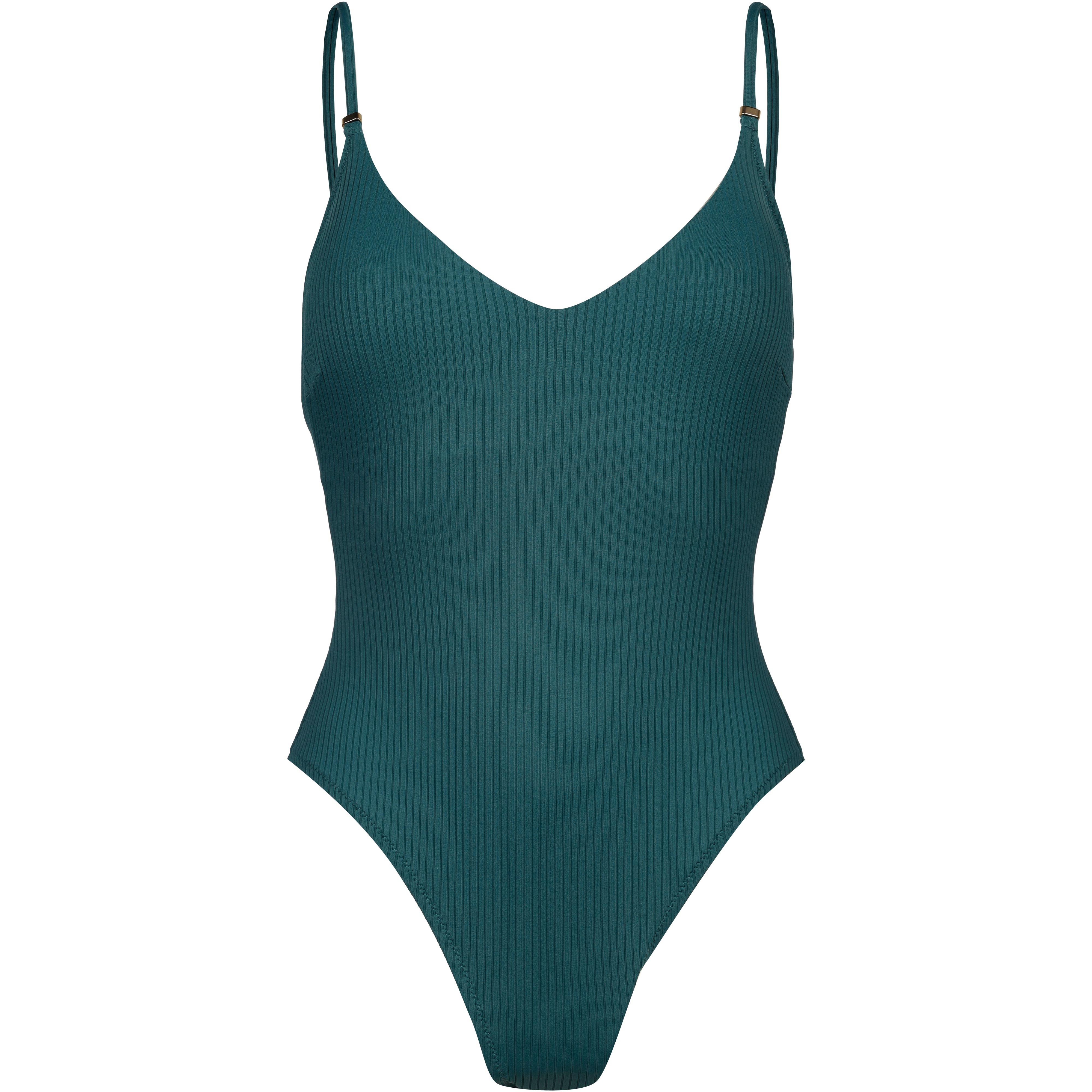 Sunseeker Badeanzug Streifen-Detail Polyamid-Elastan Gruen