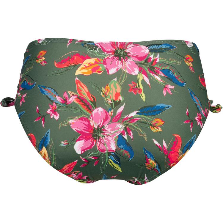 Lascana Lascana Bikinihose mit Raffung Bikini Hose Damen - oliv print - 0 | SportScheck